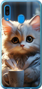 Чохол White cat для Samsung Galaxy A20 A205F