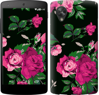 

Чехол Розы на черном фоне для LG Nexus 5 546979