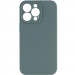 Чехол Silicone Case Full Camera Protective (AA) NO LOGO для Apple iPhone 14 Pro (6.1") (Зеленый / Pine green)