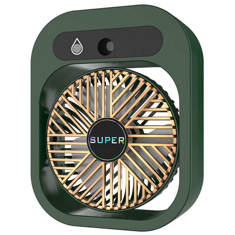 Настільний вентилятор Q8 з водяним охолодженням 1200 mAh (Green)