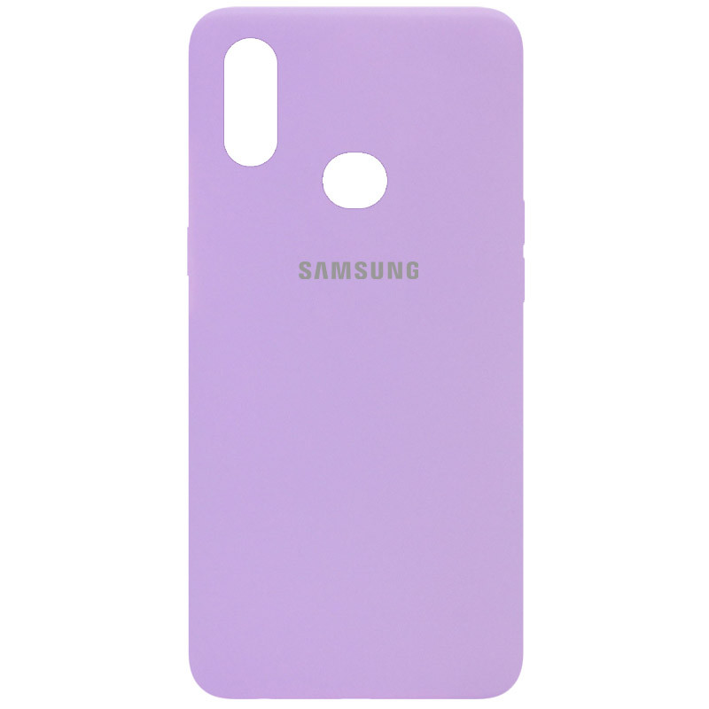 Чохол Silicone Cover Full Protective (AA) на Samsung Galaxy A10s (Бузковий / Lilac)