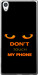 Чохол Don't touch the phone на Sony Xperia Z5 Premium E6883