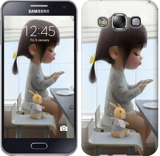 

Чохол Мила дівчинка з зайчиком на Samsung Galaxy E5 E500H 636424
