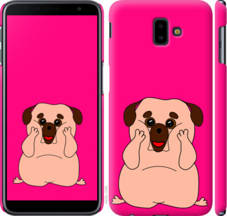 

Чехол Весёлый мопс для Samsung Galaxy J6 Plus 2018 928332