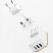 Купить Уценка CЗУ Joyroom L-3A17S (3 USB / 17W) (Дефект упаковки / Белый) на vchehle.ua