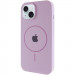 Чохол Silicone Case Full Protective (AA) with Magnetic Safe на Apple iPhone 15 (6.1") (Бузковий / Lilac)