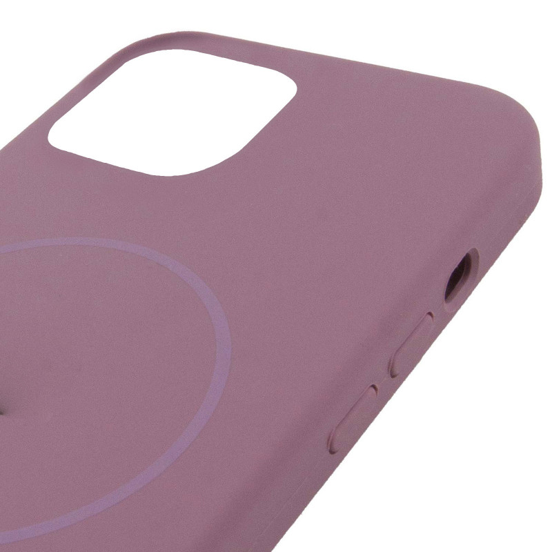 Чохол Silicone Case Full Protective (AA) NO LOGO with Magnetic Safe на Apple iPhone 11 Pro Max (6.5") (Ліловий / Lilac Pride) в магазині vchehle.ua