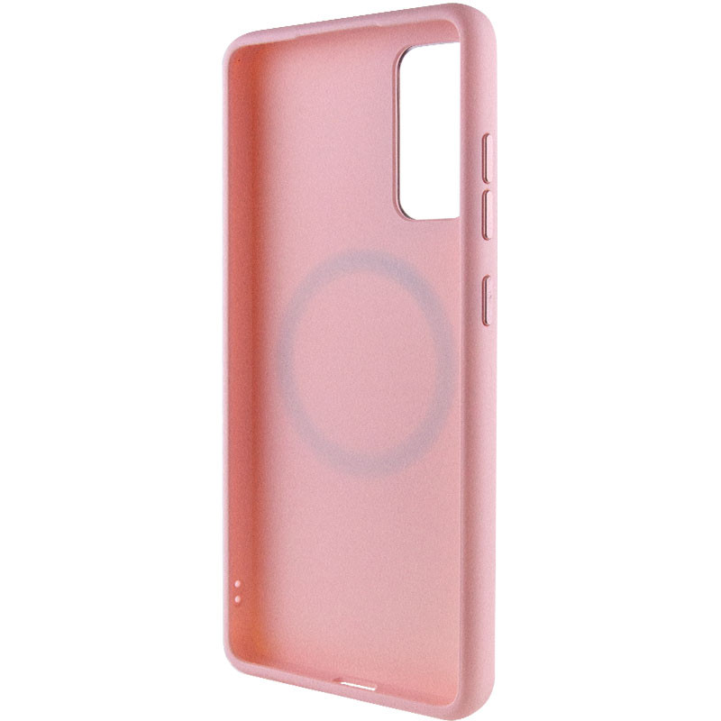 Фото TPU чохол Bonbon Metal Style with Magnetic safe на Samsung Galaxy A55 (Рожевий / Light Pink) в маназині vchehle.ua