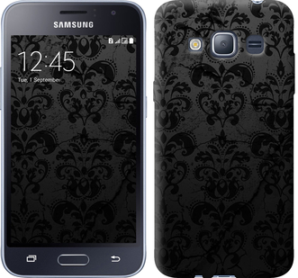 

Чехол узор черный для Samsung Galaxy J1 (2016) Duos J120H 647849
