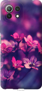 

Чехол Пурпурные цветы для Xiaomi Mi 11 Lite 1168111