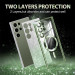 Фото TPU чохол Delight case with Magnetic Safe з захисними лінзами на камеру на Samsung Galaxy S25 Ultra (Зелений / Green) на vchehle.ua