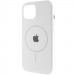 Чохол Silicone Case Full Protective (AA) with Magnetic Safe на Apple iPhone 11 Pro (5.8") (Білий / White)
