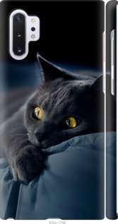 Чехол Дымчатый кот для Samsung Galaxy Note 10 Plus