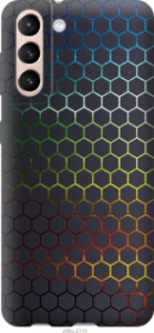 Чехол Переливающиеся соты для Samsung Galaxy S21