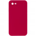 Silicone Case Square Full Camera Protective (AA) NOLOGO для Apple iPhone 6/6s (4.7") (Красный / Rose Red)