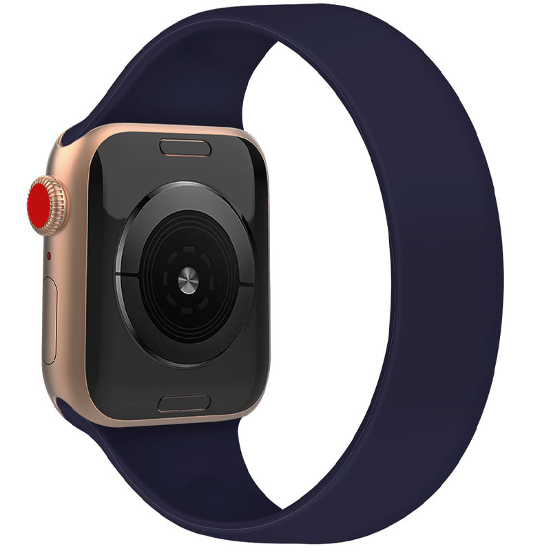 Ремінець Solo Loop на Apple Watch 38/40/41/42mm 156mm (6) (Темно-синій / Midnight blue)