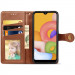 Шкіряний чохол книжка GETMAN Gallant (PU) для Samsung Galaxy A52 4G / A52 5G / A52s (Коричневий) в магазині vchehle.ua