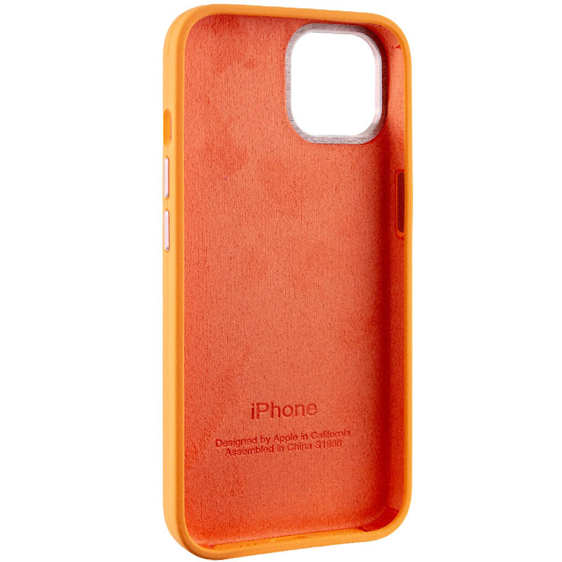 Замовити Чохол Silicone Case Metal Buttons (AA) на Apple iPhone 14 (6.1") (Помаранчевий / Marigold) на vchehle.ua