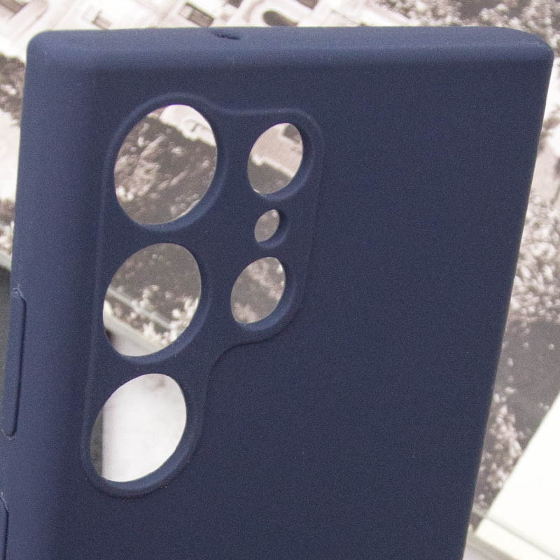 Заказать Чехол Silicone Cover Lakshmi Full Camera (AAA) для Samsung Galaxy S24 Ultra (Темно-синий / Midnight blue) на vchehle.ua