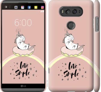 

Чехол Единорожка в пончике для LG V20 719341