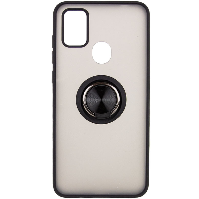 

TPU + PC чохол Deen ColorEdgingRing for Magnet на ZTE Blade A7s (2020) (Чорний) 1236330