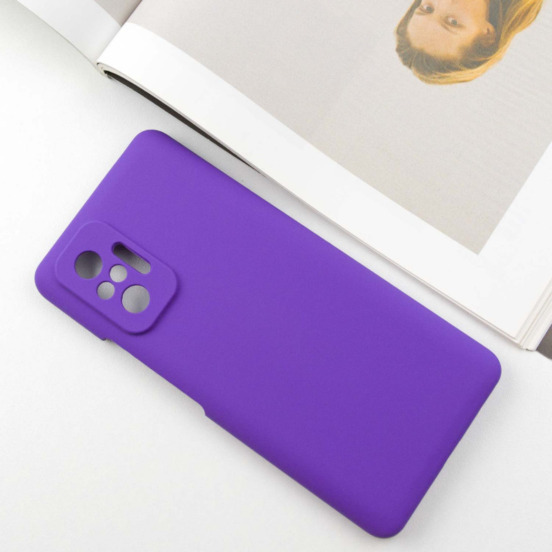 Фото Чехол Silicone Cover Lakshmi Full Camera (AAA) для Xiaomi Redmi Note 10 Pro / 10 Pro Max (Фиолетовый / Amethyst) на vchehle.ua