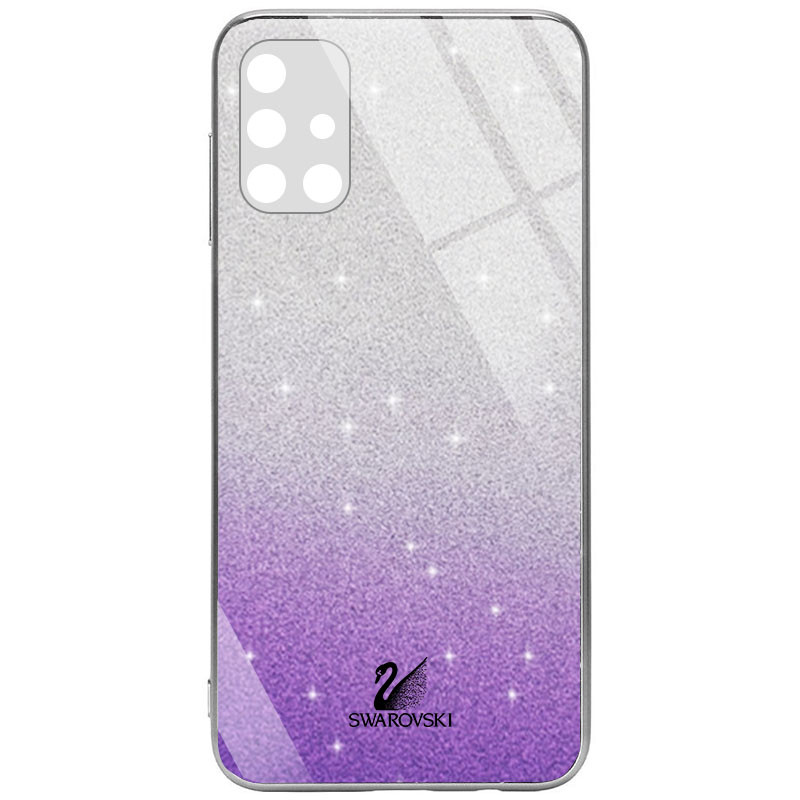 

TPU+Glass чохол Swarovski Full Camera на Samsung Galaxy M31s (Фіолетовий) 1082575