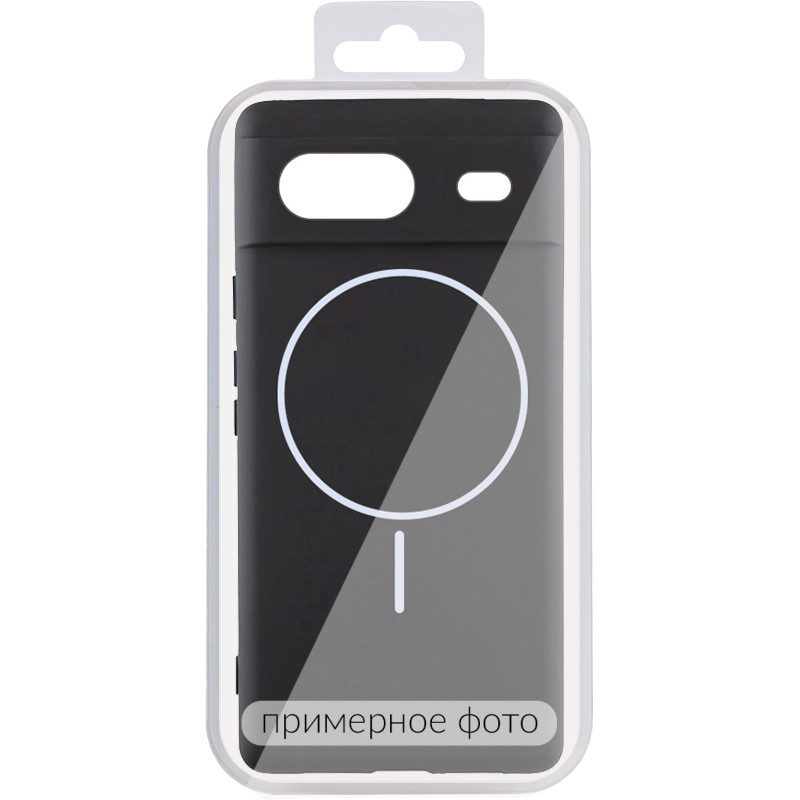 Чехол Silicone Cover Lakshmi Full Camera (AA) with MagFit для Google Pixel 8 (Черный / Black) в магазине vchehle.ua