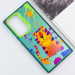 TPU+PC чохол TakiTaki Graffiti magic glow на Samsung Galaxy S23 Ultra (Shocked tiger / Green) в магазині vchehle.ua
