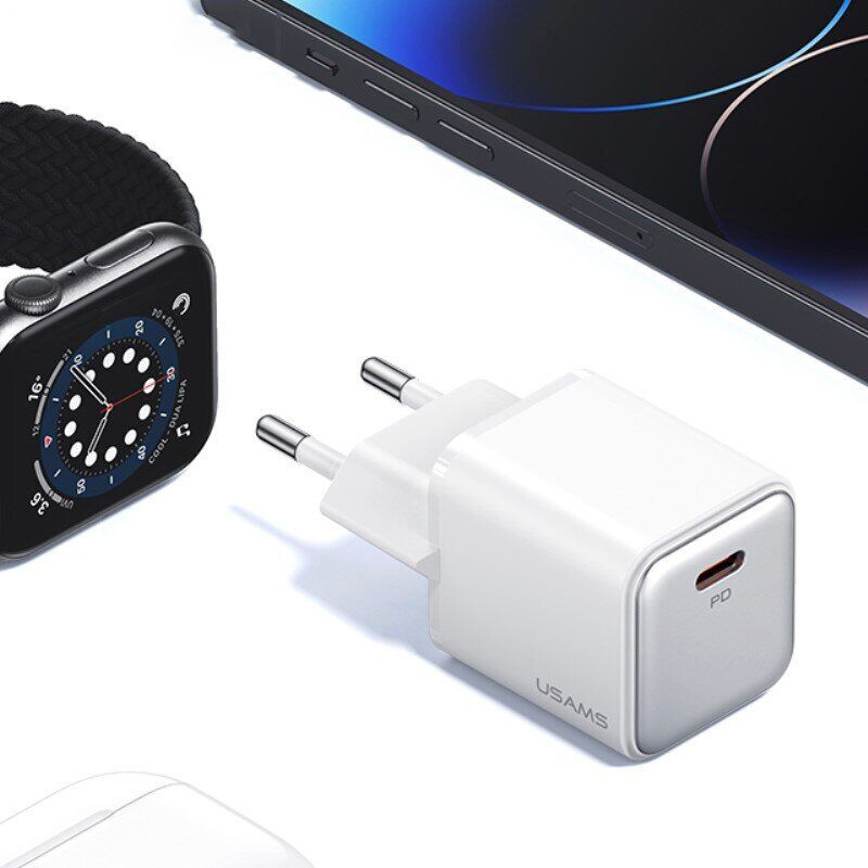 СЗУ Usams US-CC183 PD20W X-ron Series (1USB-C) (White) в магазине vchehle.ua