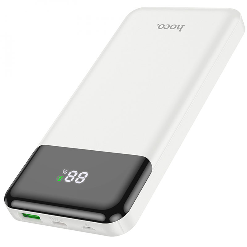Фото Уцінка Портативний ЗП Power Bank Hoco J102 Cool figure PD20W+QC3.0 10000 mAh (Розкрита упаковка / White) в маназині vchehle.ua