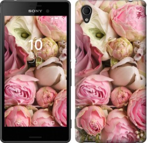 Чехол Розы v2 для Sony Xperia M4 Aqua E2312