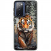 TPU+PC чохол TakiTaki Magic glow на Samsung Galaxy S20 FE (Tiger / Black)