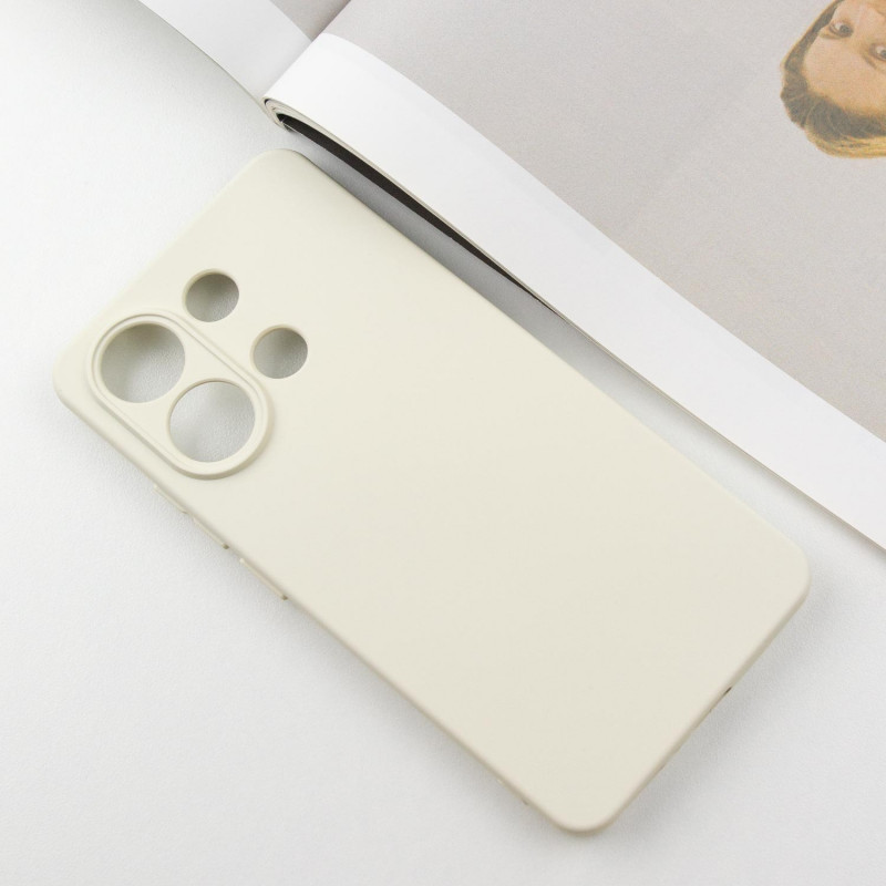 Фото Чехол Silicone Cover Lakshmi Full Camera (A) для Xiaomi Redmi Note 13 4G (Песочный / Sand) на vchehle.ua