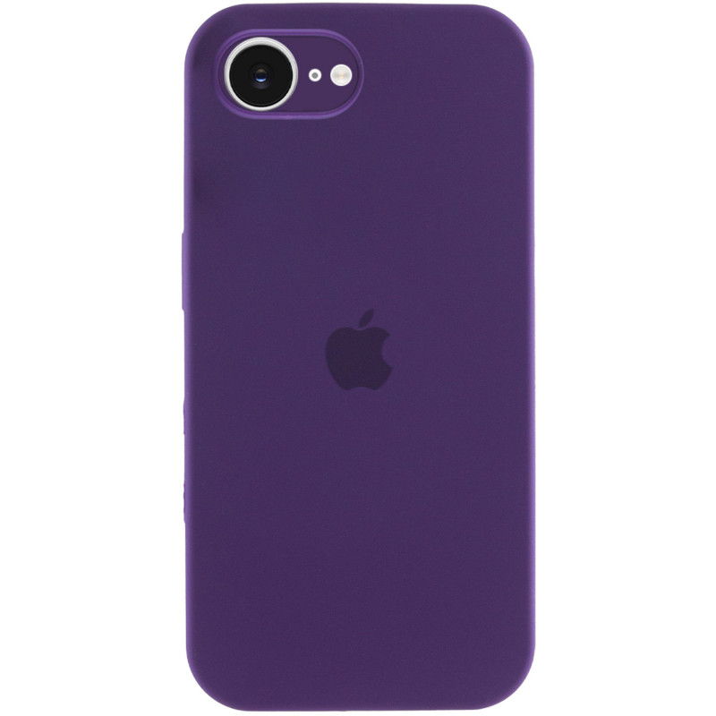 Чохол Silicone Case Full Camera Protective (AA) на Apple iPhone 16e (6.1") (Фіолетовий / Amethyst)