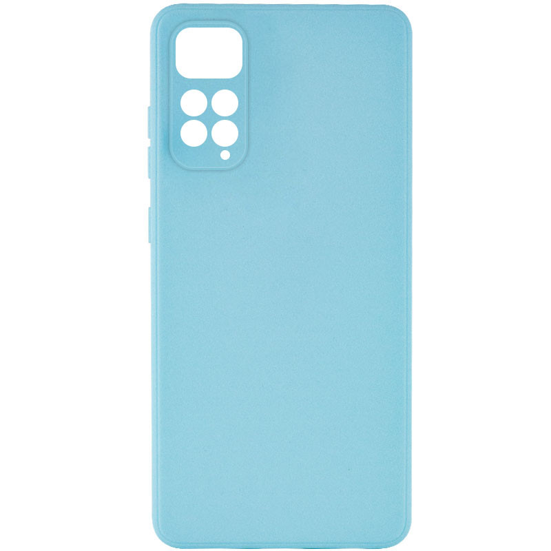 Силиконовый чехол Candy Full Camera для Xiaomi Redmi Note 11 Pro 4G/5G / 12 Pro 4G (Бирюзовый / Turquoise)