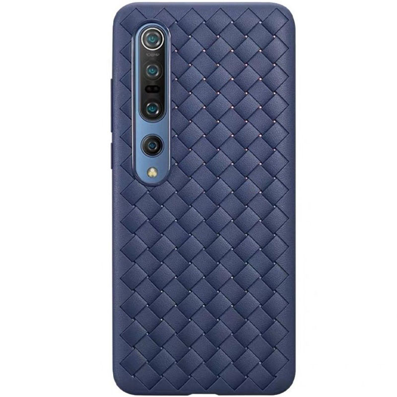 

PU чехол-накладка Epik Weaving series для Xiaomi Mi 10 (Синий) 904836