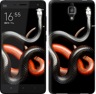 

Чехол Красно-черная змея на черном фоне для Xiaomi Mi4 482220