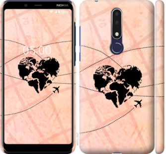 

Чехол Путешествуй для Nokia 3.1 Plus 795215