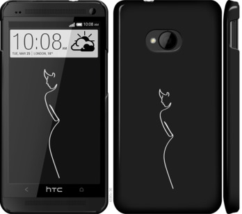 

Чехол Силуэт1 для HTC One M7 809423