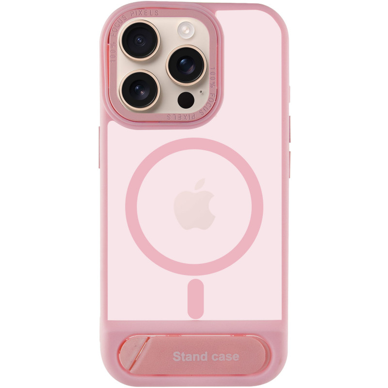 Фото TPU+PC чохол Stand case на Apple iPhone 14 Pro Max (6.7") (Pink) на vchehle.ua