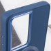 TPU чехол Bonbon Metal Style with Magnetic safe для Samsung Galaxy S21 Ultra (Синий / Cosmos Blue) в магазине vchehle.ua