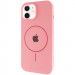 Чехол Silicone Case Full Protective (AA) with Magnetic Safe для Apple iPhone 11 (6.1") (Розовый / Light pink)
