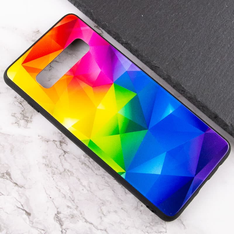 TPU+Glass чохол Diversity на Samsung Galaxy S10+ (Rainbow) в магазині vchehle.ua