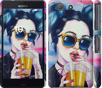 

Чохол Арт-дівчина в окулярах на Sony Xperia Z3 Compact D5803 247101