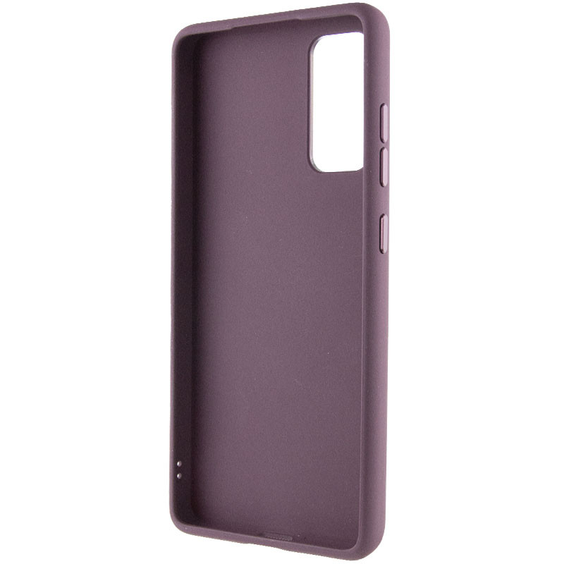 Фото TPU чохол Bonbon Metal Style with Magnetic safe на Samsung Galaxy A52 4G / A52 5G / A52s (Бордовий / Plum) в маназині vchehle.ua