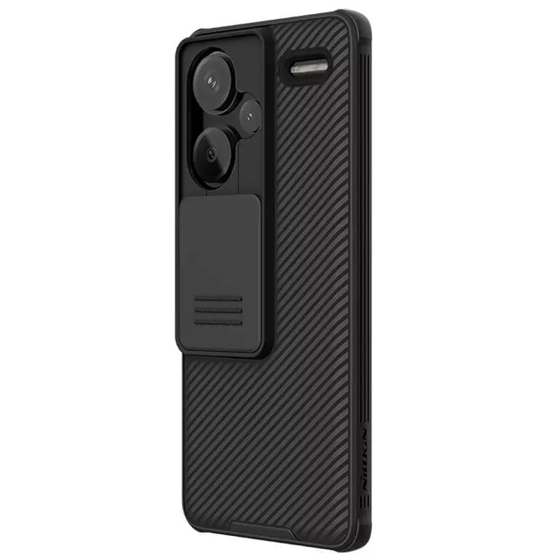 Фото Карбонова накладка Nillkin CamShield Pro на Xiaomi Redmi Note 13 Pro+ (Black) на vchehle.ua