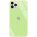 TPU+Glass чохол GLOSSY Logo series для Apple iPhone 11 Pro (5.8") (Салатовий / Light green)