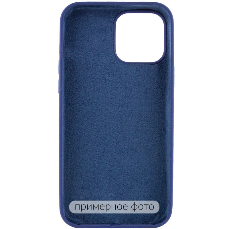 Фото Чохол Silicone Case Full Protective (AA) NO LOGO на Apple iPhone 16 Pro Max (6.9") (Синій / Deep navy) на vchehle.ua