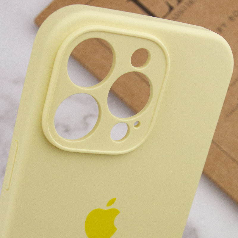 Замовити Чохол Silicone Case Full Camera Protective (AA) на Apple iPhone 13 Pro (6.1") (Жовтий / Mellow Yellow) на vchehle.ua